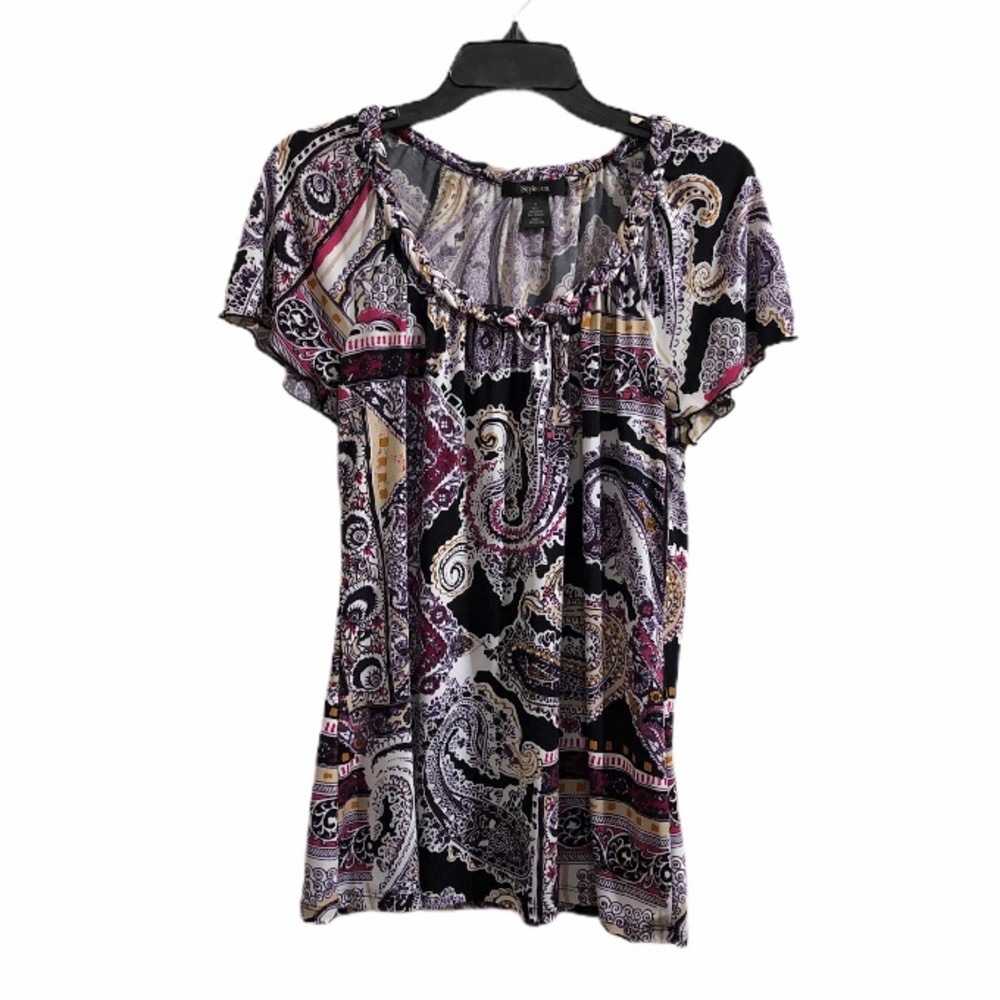Style & Co Colorful Patterned Women’s Shirt Small